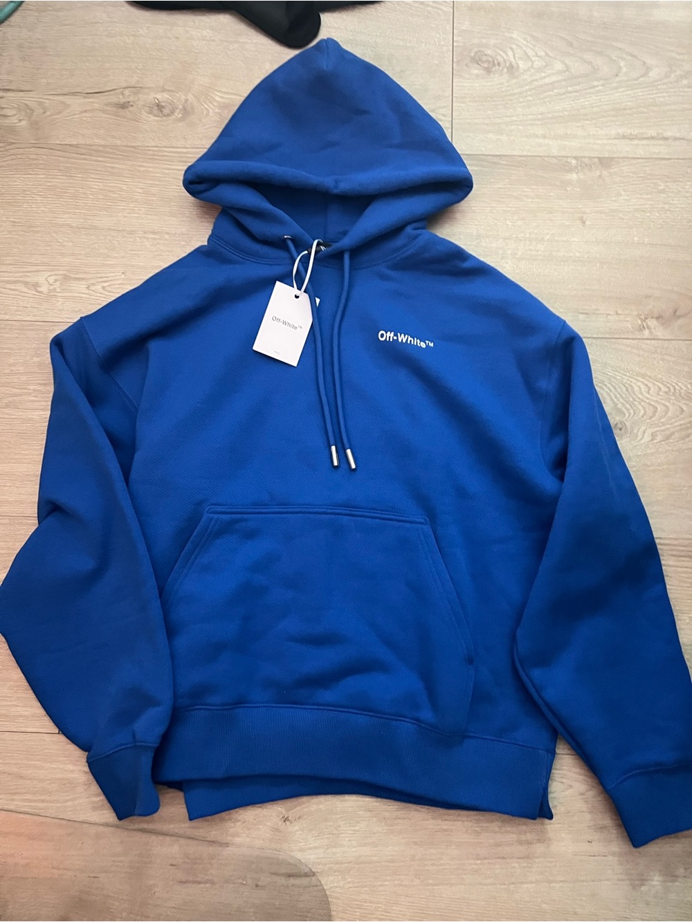 Off-White Blue Hoodie S